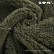 100% Polyester Faux Sherpa Fur Eshp-03A